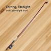 imageADM 44 Full Size Student Cello Bow Well Balanced Handmade Brazilwood Classic Cellos Bow Light Weight with Horsehair Ebony Frog for Beginners12 Size
