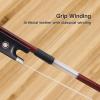 imageADM 44 Full Size Student Cello Bow Well Balanced Handmade Brazilwood Classic Cellos Bow Light Weight with Horsehair Ebony Frog for Beginners12 Size