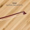 imageADM 44 Full Size Student Cello Bow Well Balanced Handmade Brazilwood Classic Cellos Bow Light Weight with Horsehair Ebony Frog for Beginners34 Size