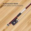 imageADM 44 Full Size Student Cello Bow Well Balanced Handmade Brazilwood Classic Cellos Bow Light Weight with Horsehair Ebony Frog for Beginners34 Size