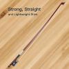 imageADM 44 Full Size Student Cello Bow Well Balanced Handmade Brazilwood Classic Cellos Bow Light Weight with Horsehair Ebony Frog for Beginners44 Size