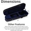 imageADM 44 Full Size Violin Hard Case Basic Professional Triangular Shape Backpack Super Light Suspension BlackBlack