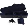 imageADM 44 Full Size Violin Hard Case Basic Professional Triangular Shape Backpack Super Light Suspension BlackBlack