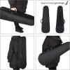 imageADM 44 Full Size Violin Hard Case Basic Professional Triangular Shape Backpack Super Light Suspension BlackBlack