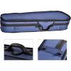 imageADM 44 Full Size Violin Hard Case Basic Professional Triangular Shape Backpack Super Light Suspension BlackBlue