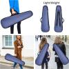 imageADM 44 Full Size Violin Hard Case Basic Professional Triangular Shape Backpack Super Light Suspension BlackBlue