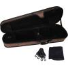 imageADM 44 Full Size Violin Hard Case Basic Professional Triangular Shape Backpack Super Light Suspension BlackBrown