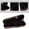 imageADM 44 Full Size Violin Hard Case Basic Professional Triangular Shape Backpack Super Light Suspension BlackBrown