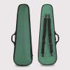 imageADM 44 Full Size Violin Hard Case Basic Professional Triangular Shape Backpack Super Light Suspension BlackDark Green