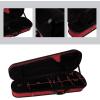 imageADM 44 Full Size Violin Hard Case Basic Professional Triangular Shape Backpack Super Light Suspension BlackWine Red