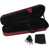 imageADM 44 Full Size Violin Hard Case Basic Professional Triangular Shape Backpack Super Light Suspension BlackWine Red