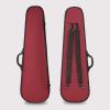 imageADM 44 Full Size Violin Hard Case Basic Professional Triangular Shape Backpack Super Light Suspension BlackWine Red