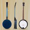 imageADM Banjo 5 String Full Size Banjoes Set 38 Inch Beginner Banjo Kit with Resonator Remo Drum Head Open or Closed Back Gift Package Free Lessons Starter Accessories for Adults Teenager BrownBlueburst