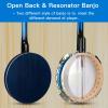 imageADM Banjo 5 String Full Size Banjoes Set 38 Inch Beginner Banjo Kit with Resonator Remo Drum Head Open or Closed Back Gift Package Free Lessons Starter Accessories for Adults Teenager BrownBlueburst