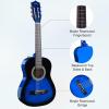 imageADM Beginner Acoustic Classical Guitar 30 Inch Nylon Strings Wooden Guitar Bundle Kit for Kid Boy Girl Student Youth Guitarra Online Lessons with Gig Bag Strap Tuner Extra Strings PicksPink 1Blueburst