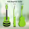 imageADM Beginner Acoustic Classical Guitar 30 Inch Nylon Strings Wooden Guitar Bundle Kit for Kid Boy Girl Student Youth Guitarra Online Lessons with Gig Bag Strap Tuner Extra Strings PicksPink 1Green