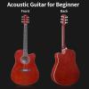 imageADM Beginner Acoustic Classical Guitar 30 Inch Nylon Strings Wooden Guitar Bundle Kit for Kid Boy Girl Student Youth Guitarra Online Lessons with Gig Bag Strap Tuner Extra Strings PicksPink 1Red