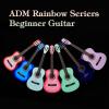 imageADM Beginner Acoustic Classical Guitar 30 Inch Nylon Strings Wooden Guitar Bundle Kit for Kid Boy Girl Student Youth Guitarra Online Lessons with Gig Bag Strap Tuner Extra Strings PicksPink 1Blue