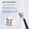 imageADM Beginner Acoustic Classical Guitar 30 Inch Nylon Strings Wooden Guitar Bundle Kit for Kid Boy Girl Student Youth Guitarra Online Lessons with Gig Bag Strap Tuner Extra Strings PicksBlack 1White