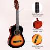 imageADM Beginner Acoustic Classical Guitar 30 Inch Nylon Strings Wooden Guitar Bundle Kit for Kid Boy Girl Student Youth Guitarra Online Lessons with Gig Bag Strap Tuner Extra Strings PicksPink 1Sunburst