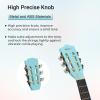imageADM Beginner Acoustic Classical Guitar 30 Inch Nylon Strings Wooden Guitar Bundle Kit for Kid Boy Girl Student Youth Guitarra Online Lessons with Gig Bag Strap Tuner Extra Strings PicksBlack 1Socal Green