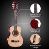 imageADM Beginner Acoustic Classical Guitar 30 Inch Nylon Strings Wooden Guitar Bundle Kit for Kid Boy Girl Student Youth Guitarra Online Lessons with Gig Bag Strap Tuner Extra Strings PicksPink 1Natural