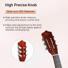 imageADM Beginner Acoustic Classical Guitar 30 Inch Nylon Strings Wooden Guitar Bundle Kit for Kid Boy Girl Student Youth Guitarra Online Lessons with Gig Bag Strap Tuner Extra Strings PicksBlack 1Sunburst