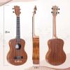 imageADM Concert Ukulele Beginner Kit Mahogany Hawaiian Wood Ukelele Bundle Ukalalee Set with Uke Free Starter Lessons for kids Students and Adults Yellow Brown Khaki 23 inchKhaki