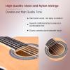 imageADM Full Size Classical Nylon Strings Acoustic Guitar 29 x 75x 50mm Classic Guitarra Starter Bundle for Adult with Free Lessons Gig Bag Tuner Footstool Kids Student Beginner Kits NatureNature
