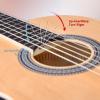imageADM Full Size Classical Nylon Strings Acoustic Guitar 29 x 75x 50mm Classic Guitarra Starter Bundle for Adult with Free Lessons Gig Bag Tuner Footstool Kids Student Beginner Kits NatureNature