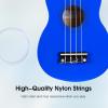 imageADM Ukulele for Beginners Hawaiian Wood Ukelele Kit for Kids Adult Student Starter Professional Ukalelee Pack Bundle with Free Lessons Gig Bag Strap Nylon String Tuner BrownSapele 21 InchNavy