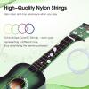 imageADM Ukulele for Beginners Hawaiian Wood Ukelele Kit for Kids Adult Student Starter Professional Ukalelee Pack Bundle with Free Lessons Gig Bag Strap Nylon String Tuner BrownSapele 21 InchGreenbrust