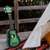imageADM Ukulele for Beginners Hawaiian Wood Ukelele Kit for Kids Adult Student Starter Professional Ukalelee Pack Bundle with Free Lessons Gig Bag Strap Nylon String Tuner BrownSapele 21 InchGreenbrust