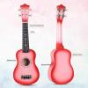 imageADM Ukulele for Beginners Hawaiian Wood Ukelele Kit for Kids Adult Student Starter Professional Ukalelee Pack Bundle with Free Lessons Gig Bag Strap Nylon String Tuner BrownSapele 21 InchPinkburst
