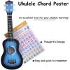 imageADM Ukulele for Beginners Hawaiian Wood Ukelele Kit for Kids Adult Student Starter Professional Ukalelee Pack Bundle with Free Lessons Gig Bag Strap Nylon String Tuner BrownSapele 21 InchBluebrust