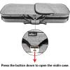 imageadm 44 Full Size Violin Case Oblong Violin Hard Case with Builtin HygrometerSuper Lightweight Portable with Carrying Straps