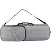 imageadm 44 Full Size Violin Case Oblong Violin Hard Case with Builtin HygrometerSuper Lightweight Portable with Carrying Straps