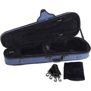 imageADM 44 Full Size Violin Hard Case Basic Professional Triangular Shape Backpack Super Light Suspension BlackBlue1