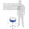 imageADM 14quotX 55quot Snare Drum Set Kids Student Snare Drum Beginner Kit with Stand Drum Mute Pad Strap Drum Sticks Drum Keys BlackBlue