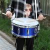 imageADM 14quotX 55quot Snare Drum Set Kids Student Snare Drum Beginner Kit with Stand Drum Mute Pad Strap Drum Sticks Drum Keys BlackBlue